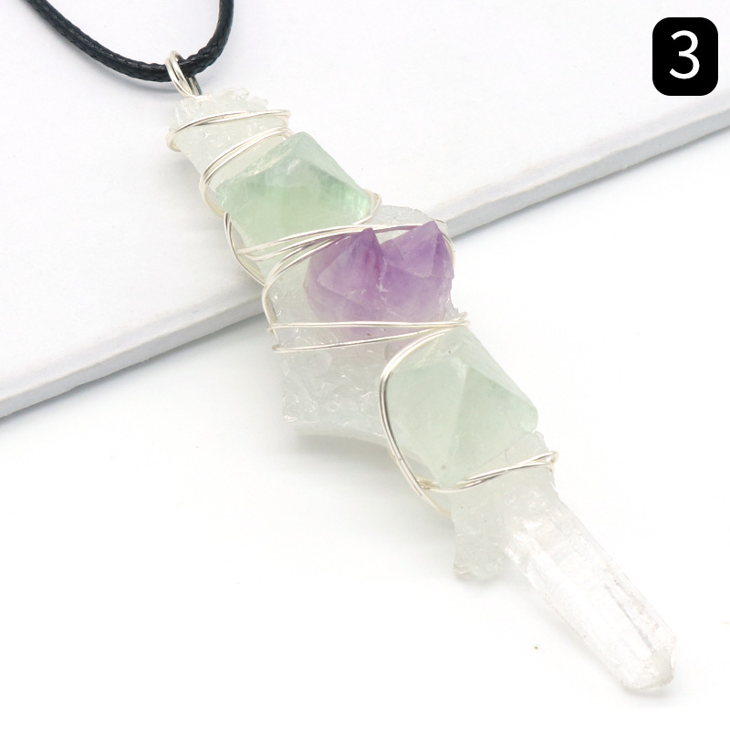 Fluorite + Amethyst