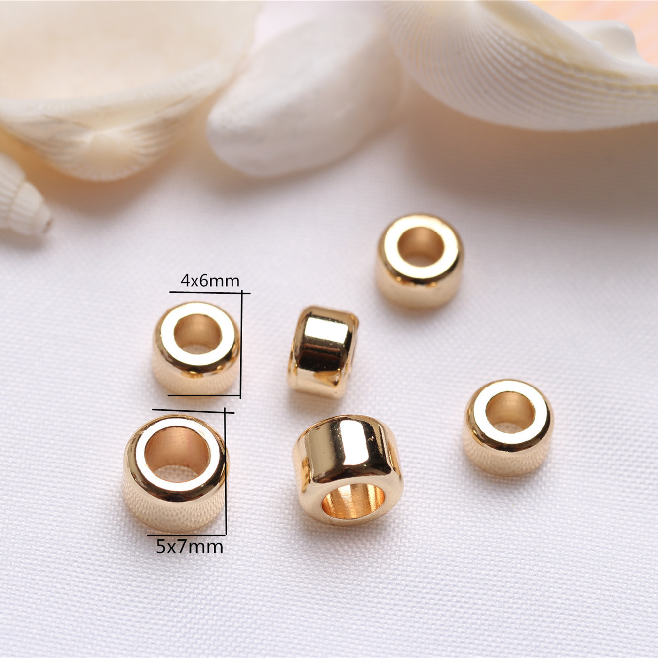 A-67 14k golden color retention 5x7mm