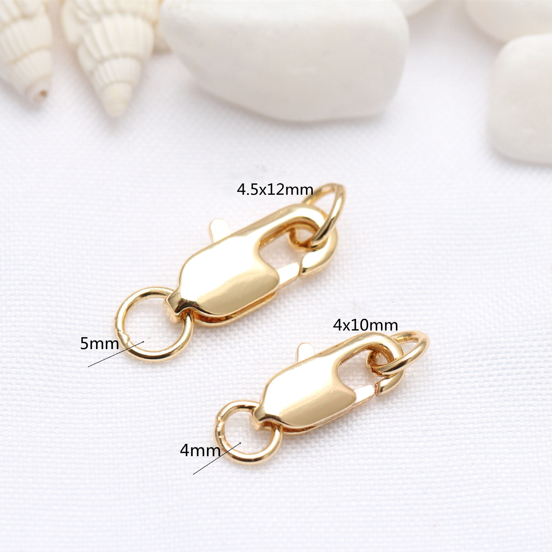 A-86 14K gold color retention 4x10mm