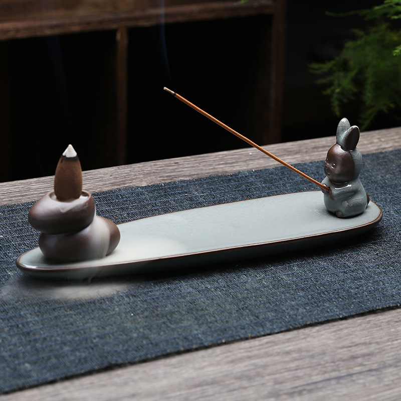 Jade Rabbit Incense Stick 21.8*6.1*6.3cm