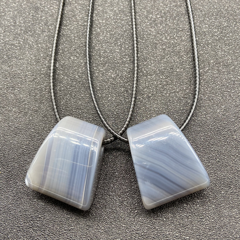 6 grey agate