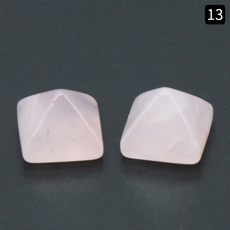 13:8mm pink crystal