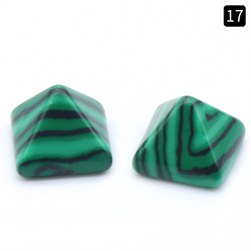 17:8mm malachite (synthetic)