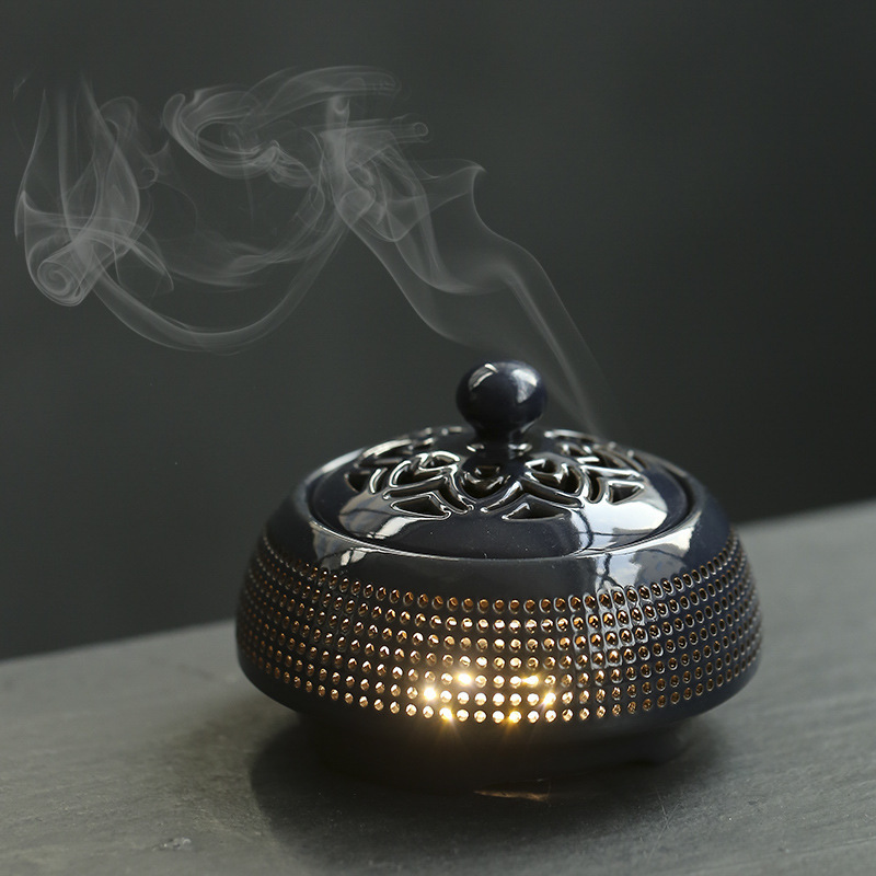 Electric incense burner (blue)