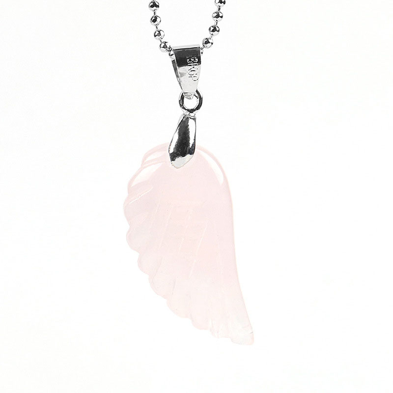 9:Rose Quartz and Chain