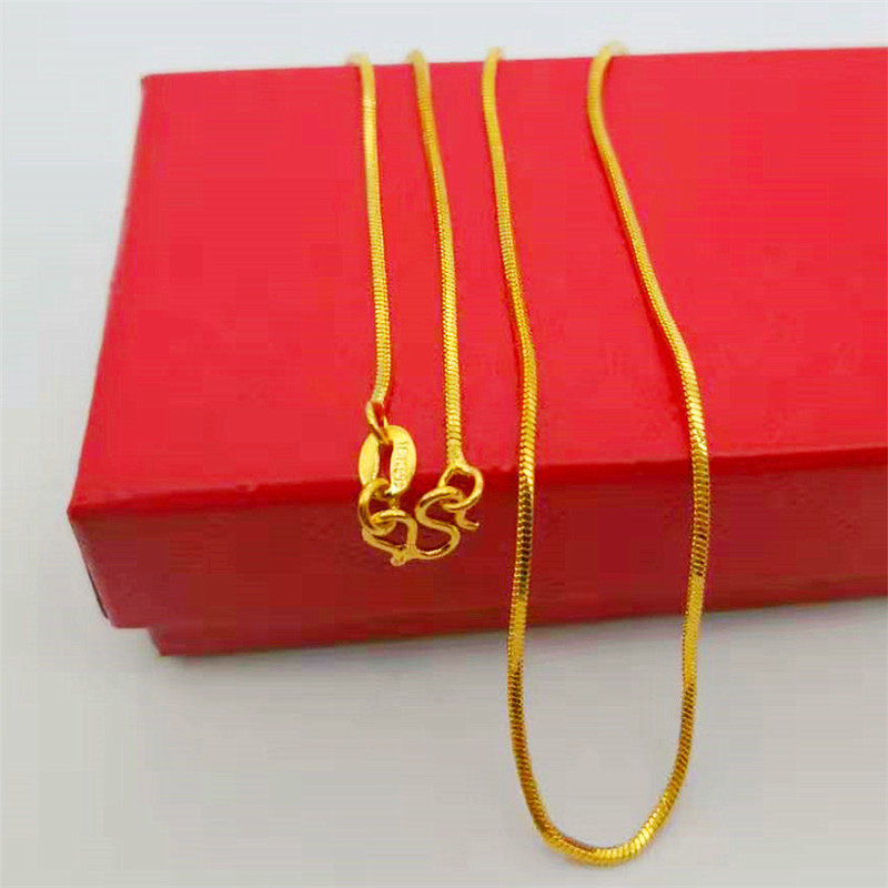 1mm snake bone chain