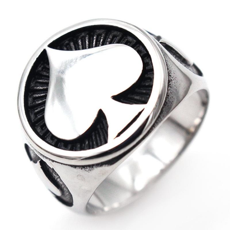 Steel color, ring number 7