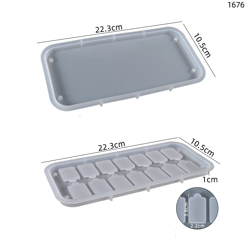 14 grid game card box mould