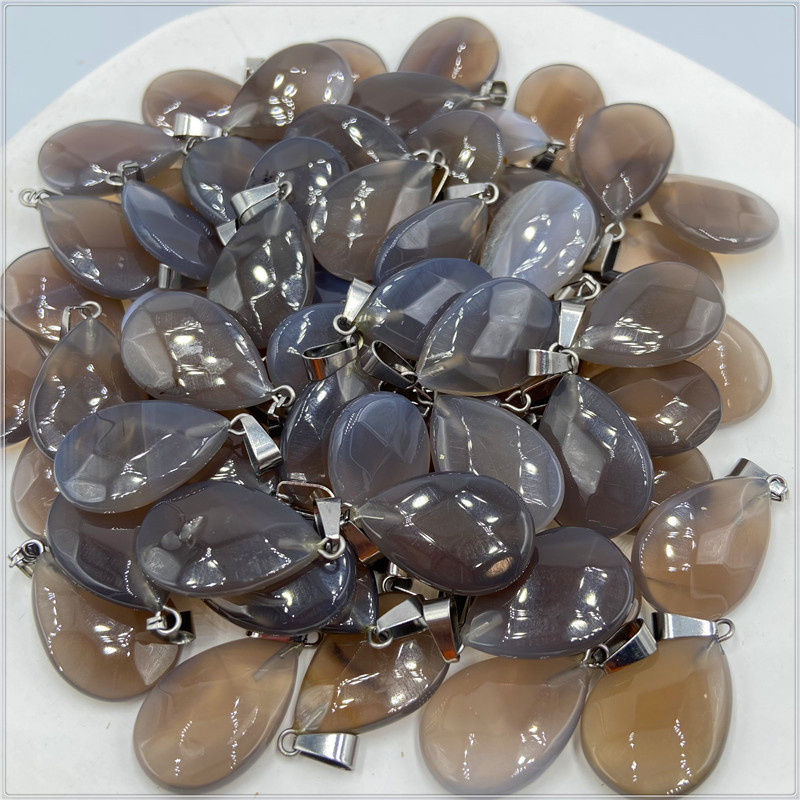 4 grey agate