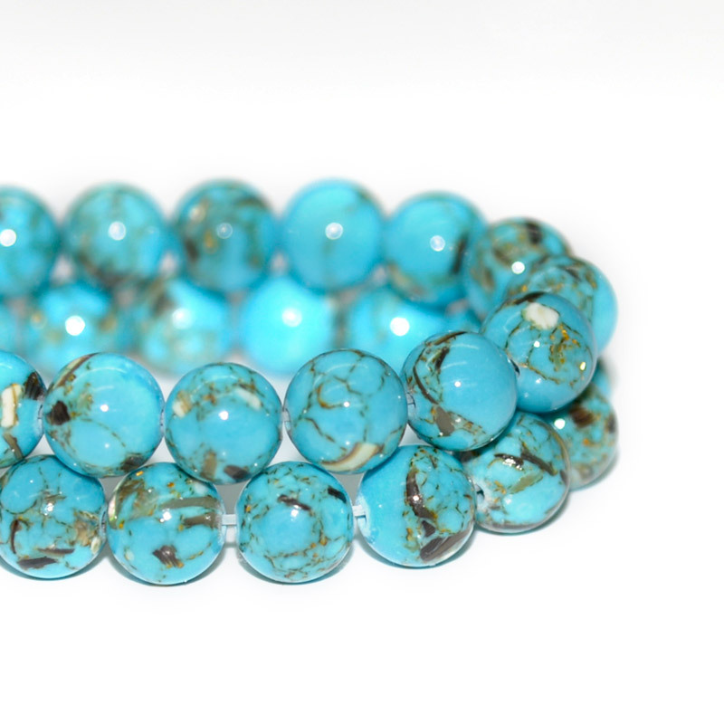 Blue 8mm (45beads/strand)