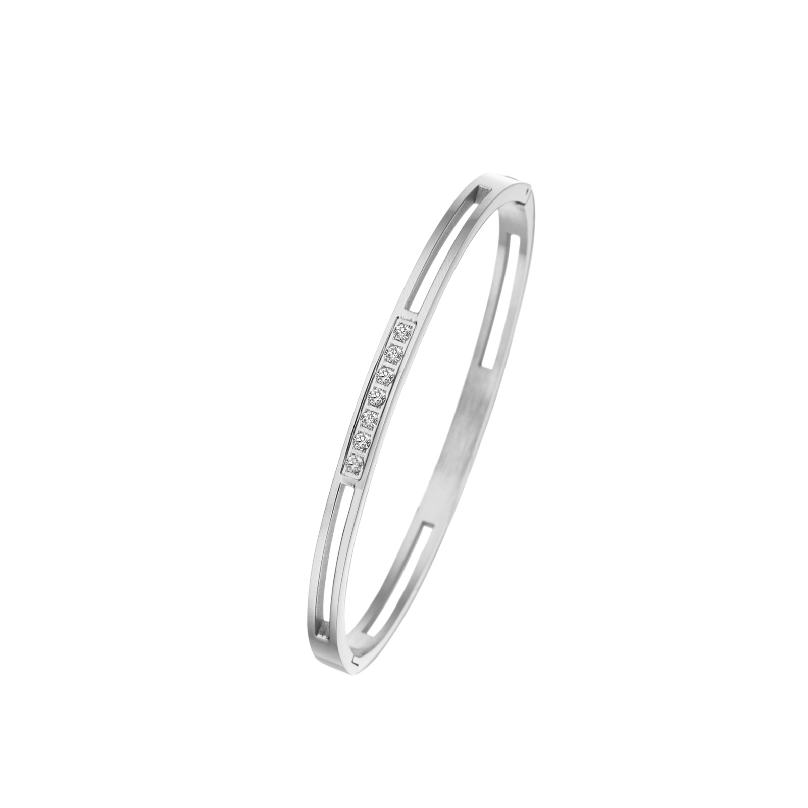 2:Silver bracelet 4mm