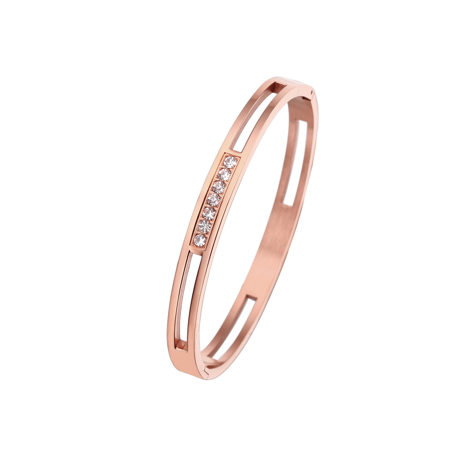 6:Rose gold bracelet 6mm