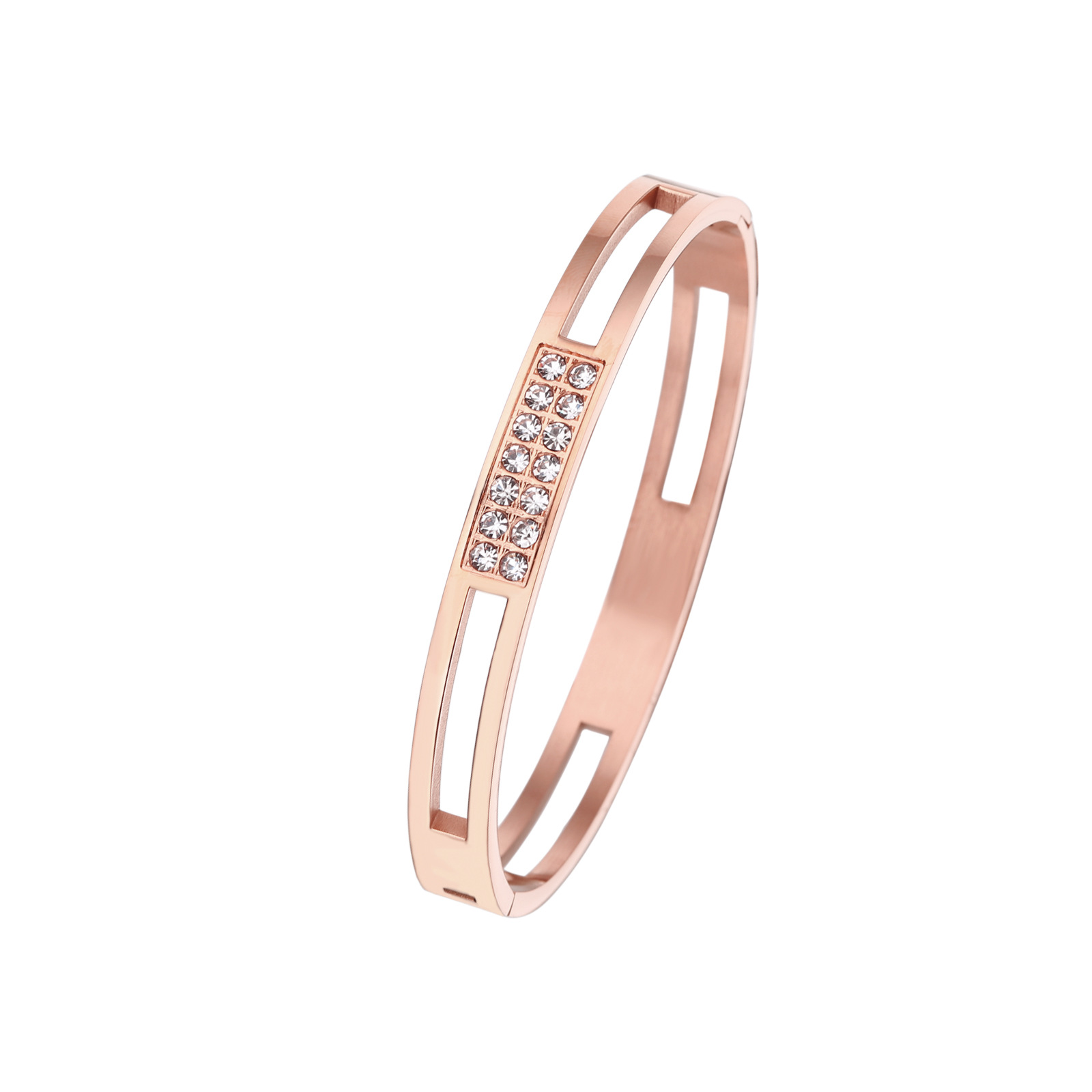 9:Rose gold bracelet 8mm