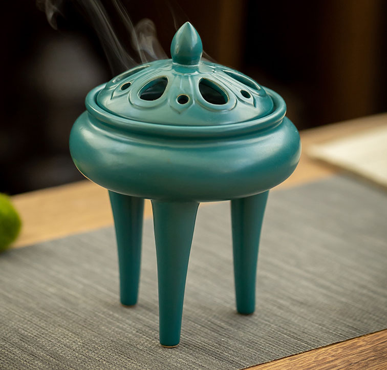 Lotus Tripod Stove’ Retro Green