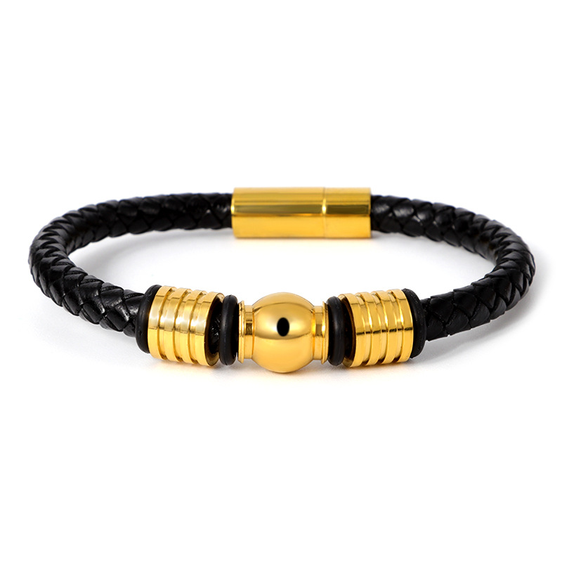 2:Gold head black rope