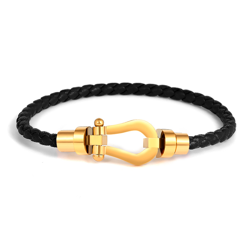 3:Black rope (gold head) men's 18cm