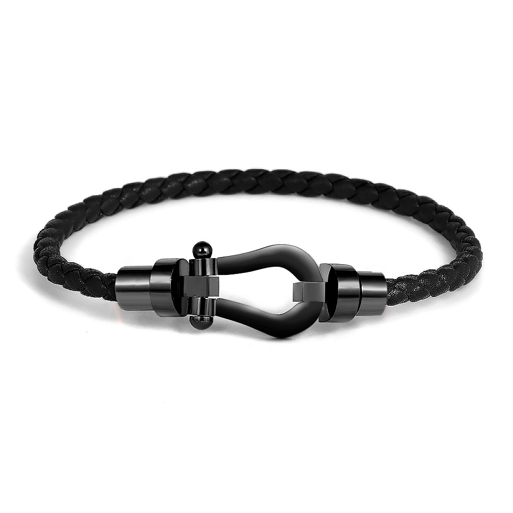 4:Black rope (black head) men's 18cm