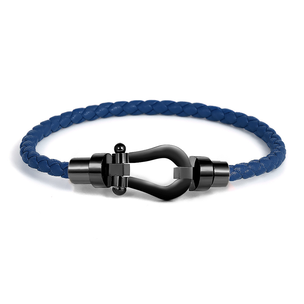 8:Blue rope (black head) men's 18cm