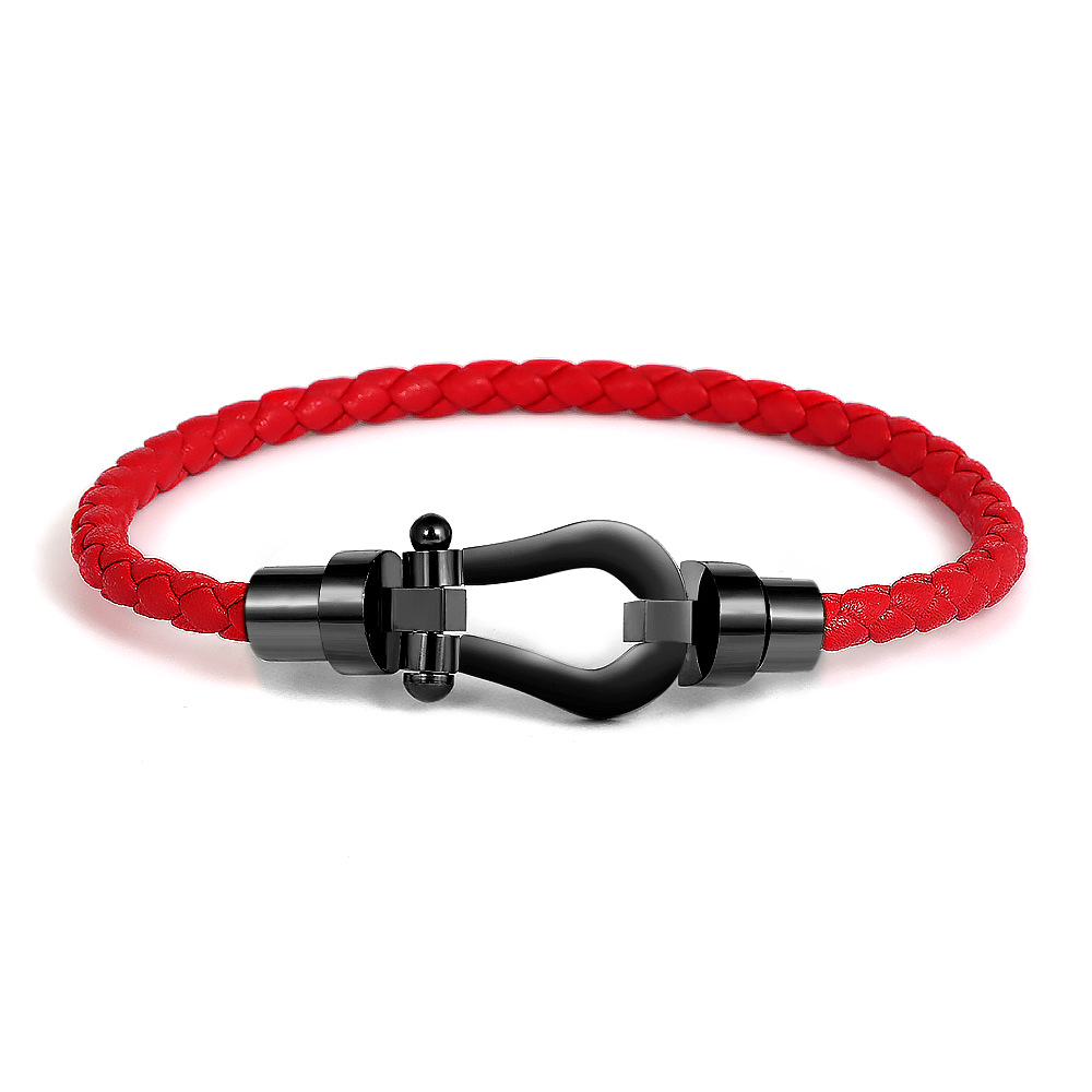 20:Red string (black head) men's 18cm