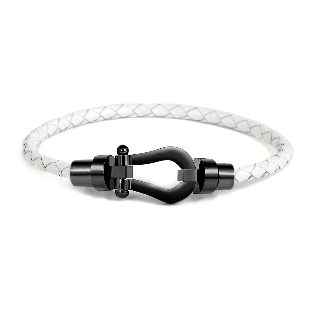 28:White rope (black head) men's 18cm