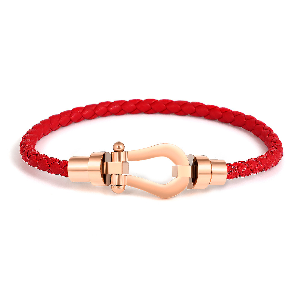 50:Red string (rose head) for women 16.5cm