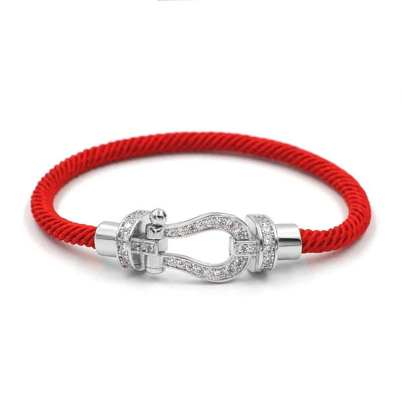 4:Red string (rigid head) men's 18cm