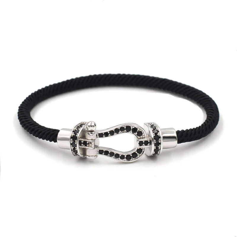 13:Black rope (black brick) men's 18cm