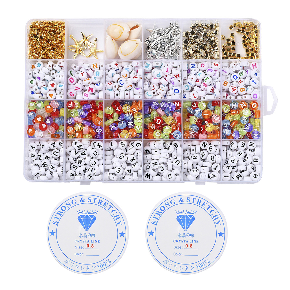 Letter Bead Set + Crystal Line 2 Rolls