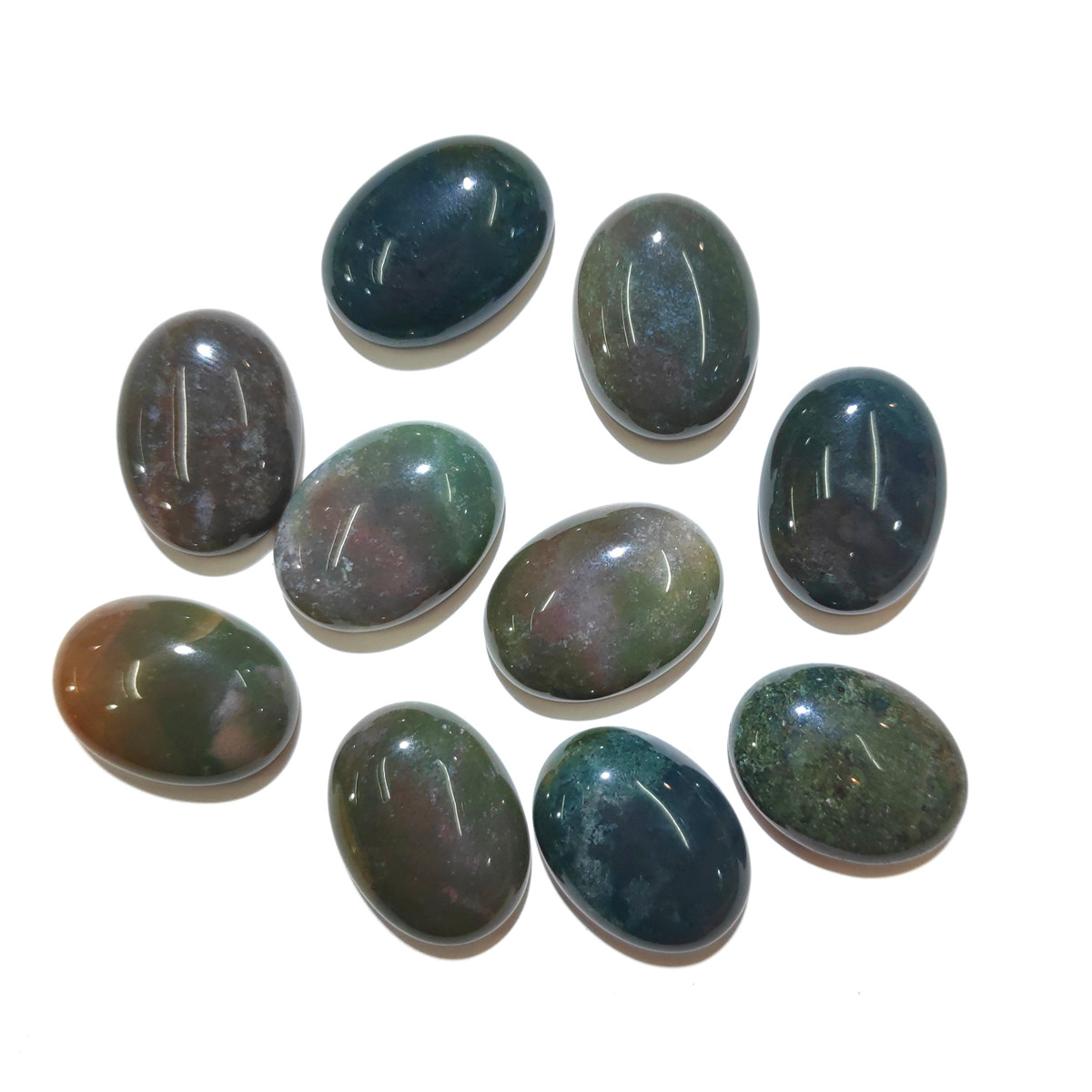 India agate, 12x16mm