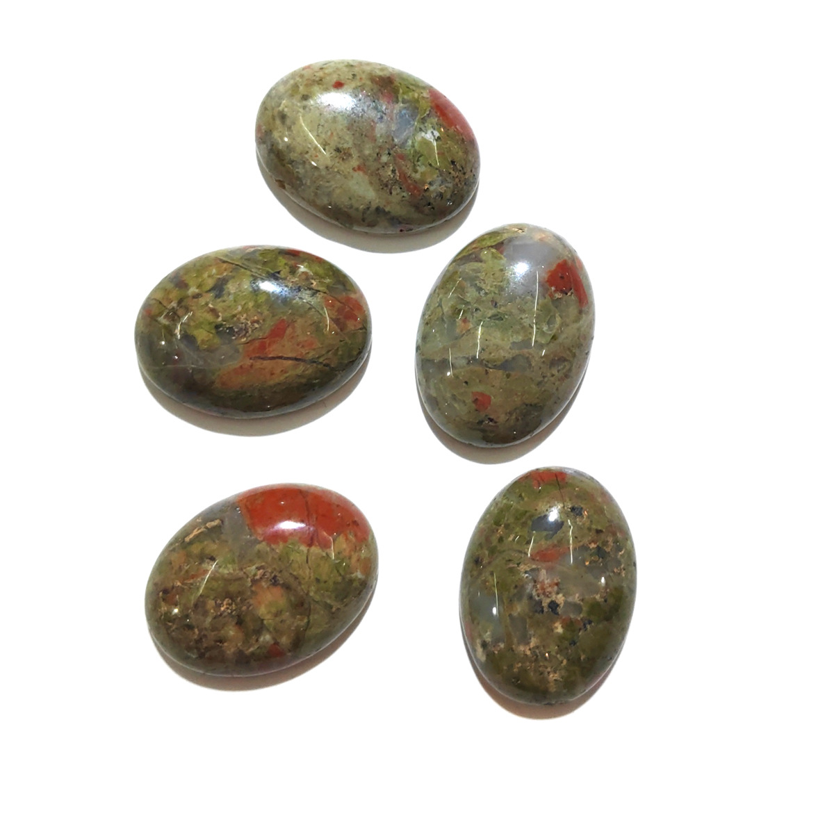 Unakite, 12x16mm