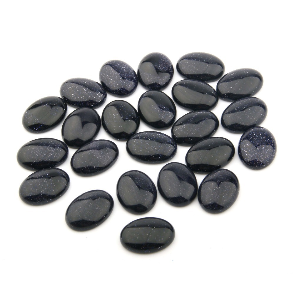 Blue Goldstone, 15x20mm