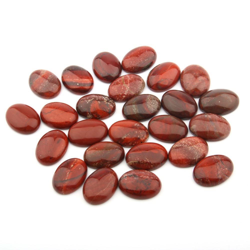 red jasper, 15x20mm