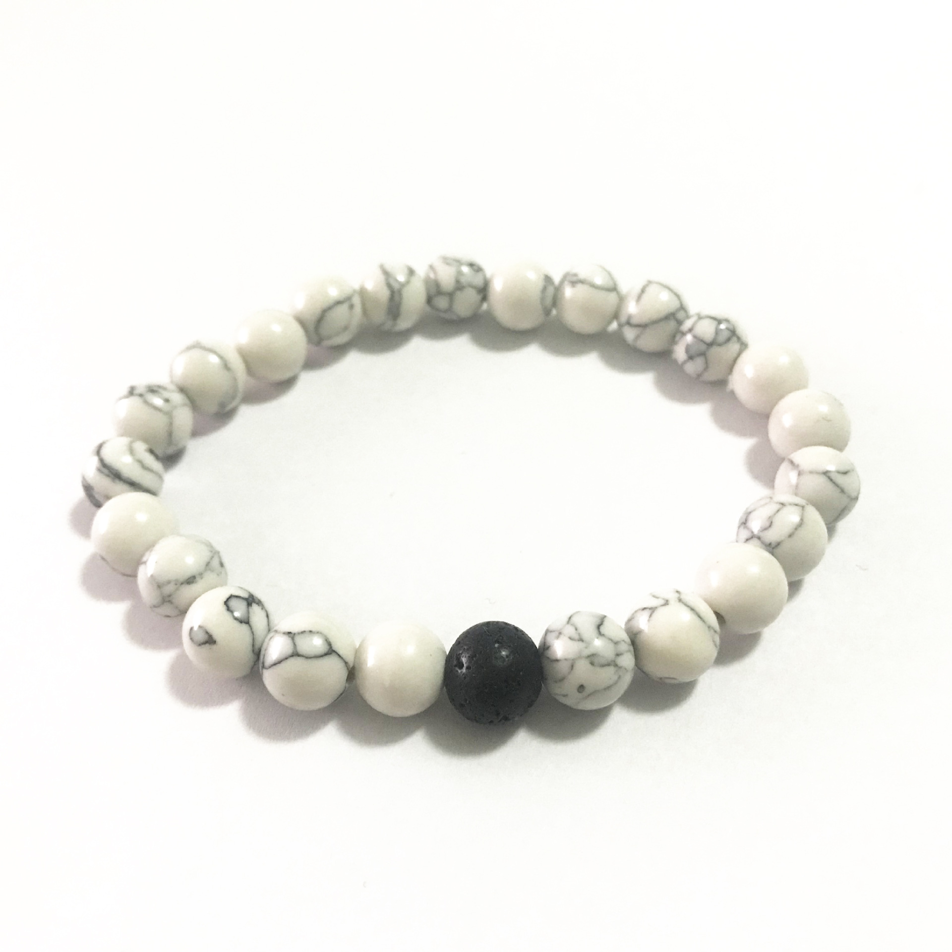 6:White turquoise plus volcanic stone