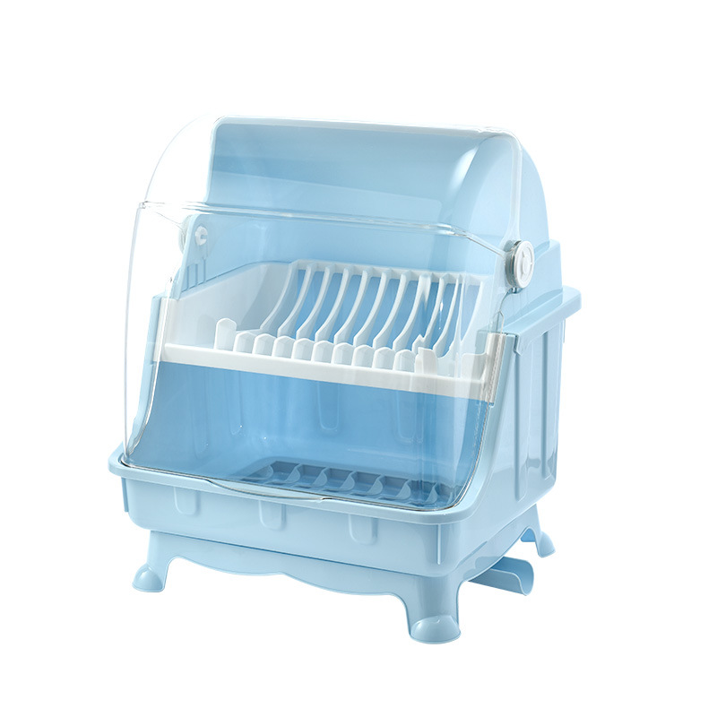 Supreme Double Dish Rack Blue