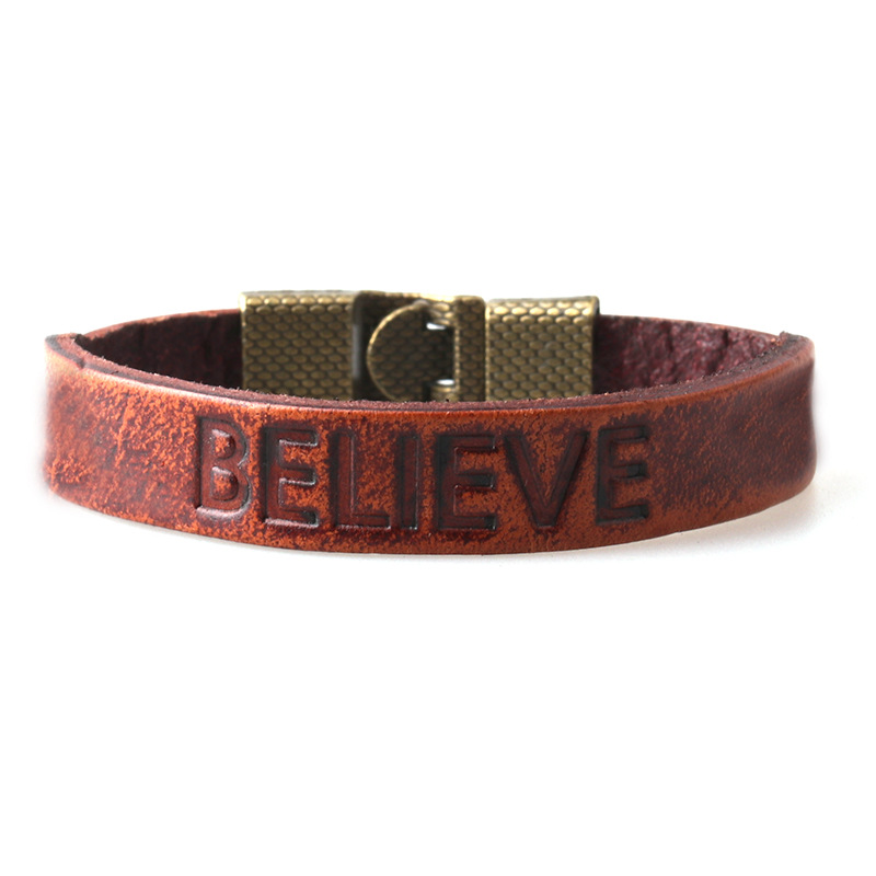 3:Vintage brown BELIEVE