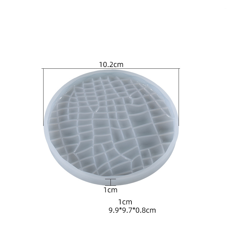 Silica gel mould for stone coaster