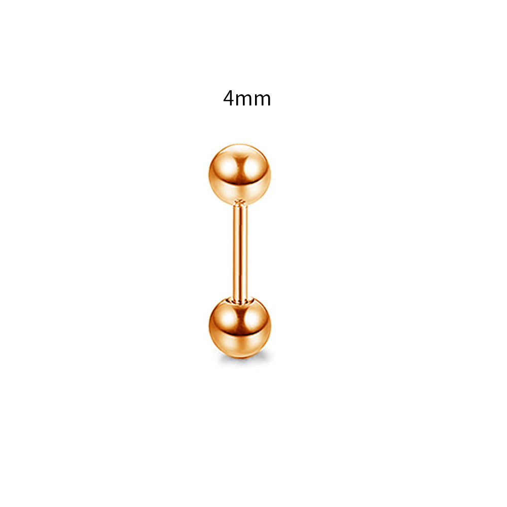 Rose gold 4mm