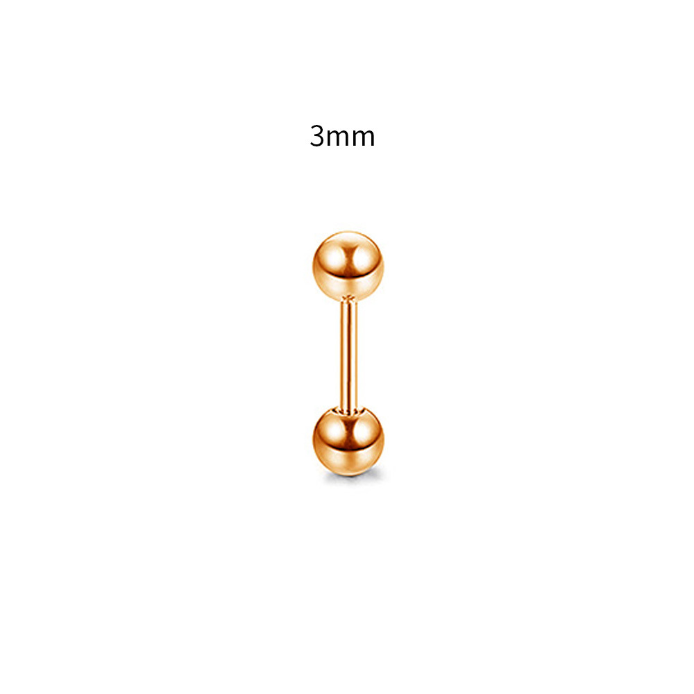 Rose gold 3mm