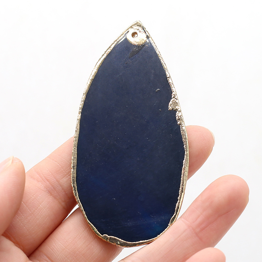 Dark blue agate