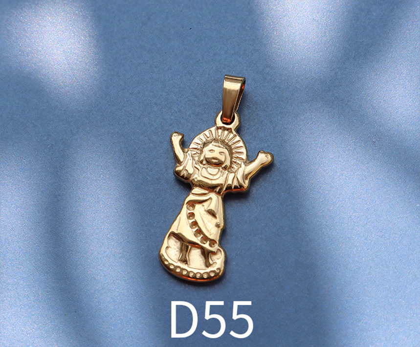 D55 golden 1.5x2.5cm