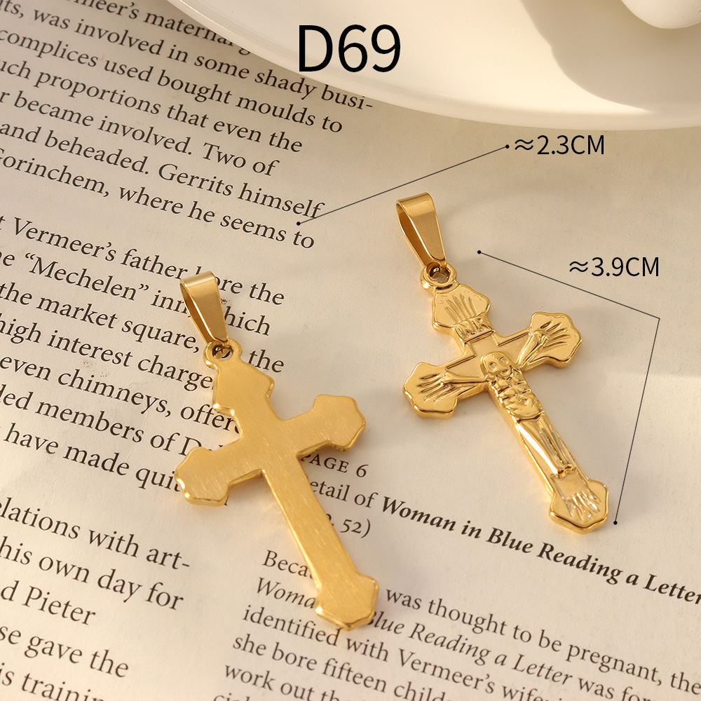 D69 gold 3.9x2.3cm