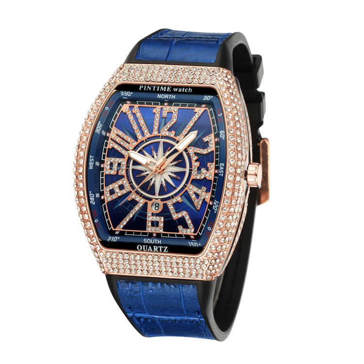 6:8122-1 Blue ribbon rose gold case