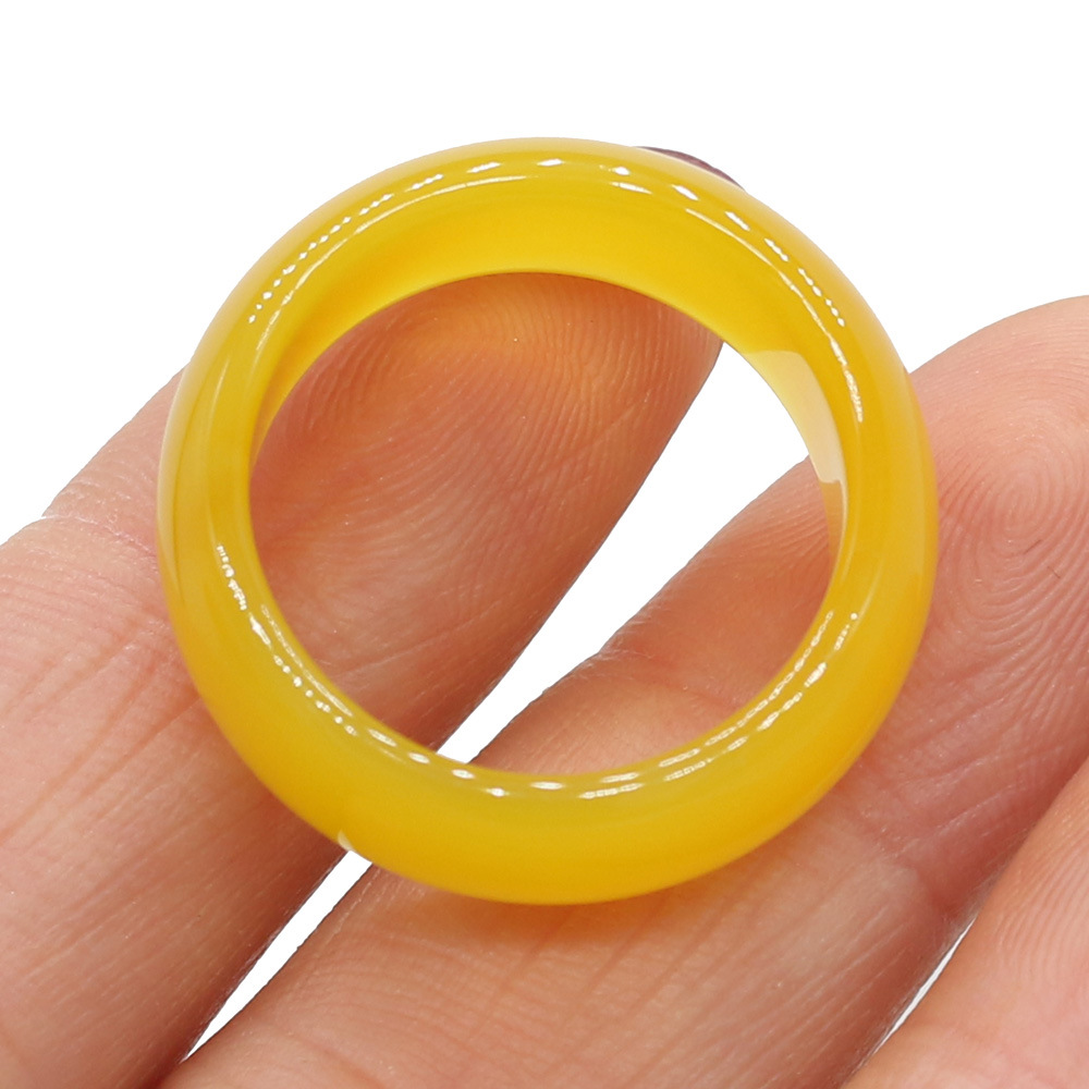 yellow agate, Internal Diameter: 20mm