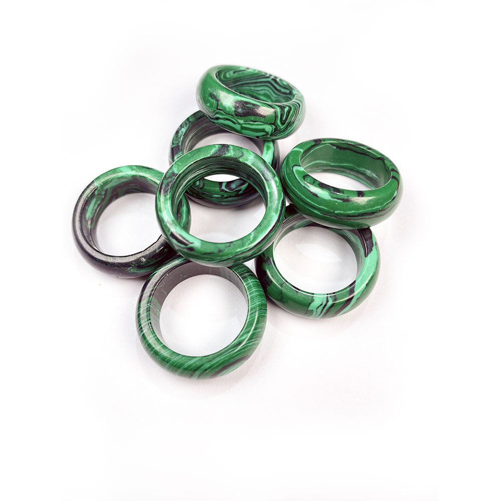 malachite, Internal Diameter: 18mm