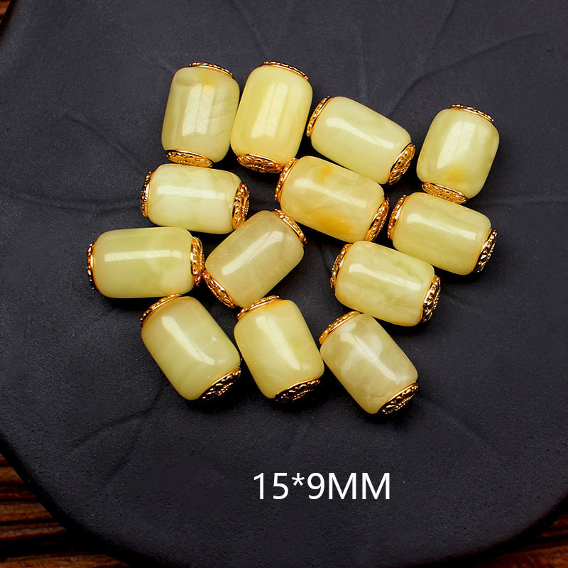 White Honey Bucket Beads