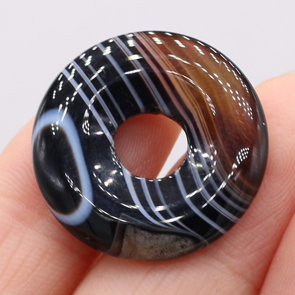 black striped agate