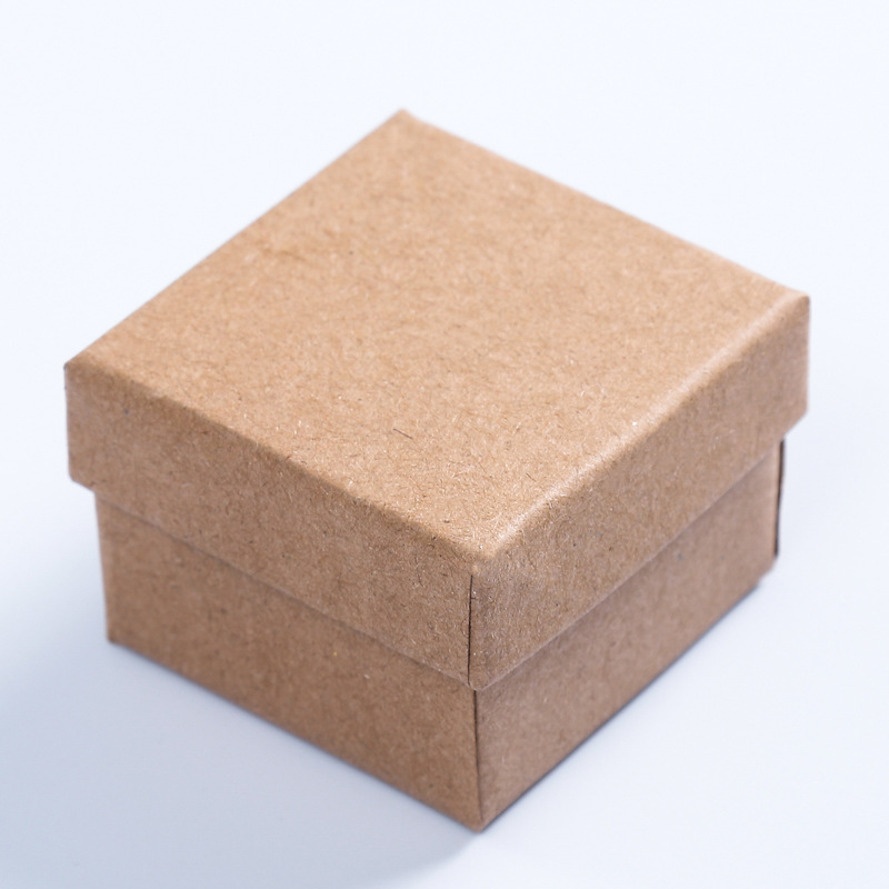 Yellow cardboard [Ring Box] 5*5*3.5cm