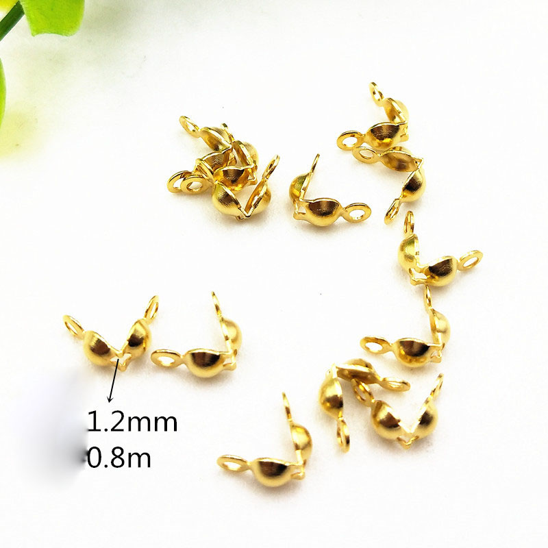 Gold 4mm large hole