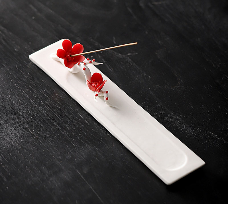 Plum blossom thread incense plate D (without base)