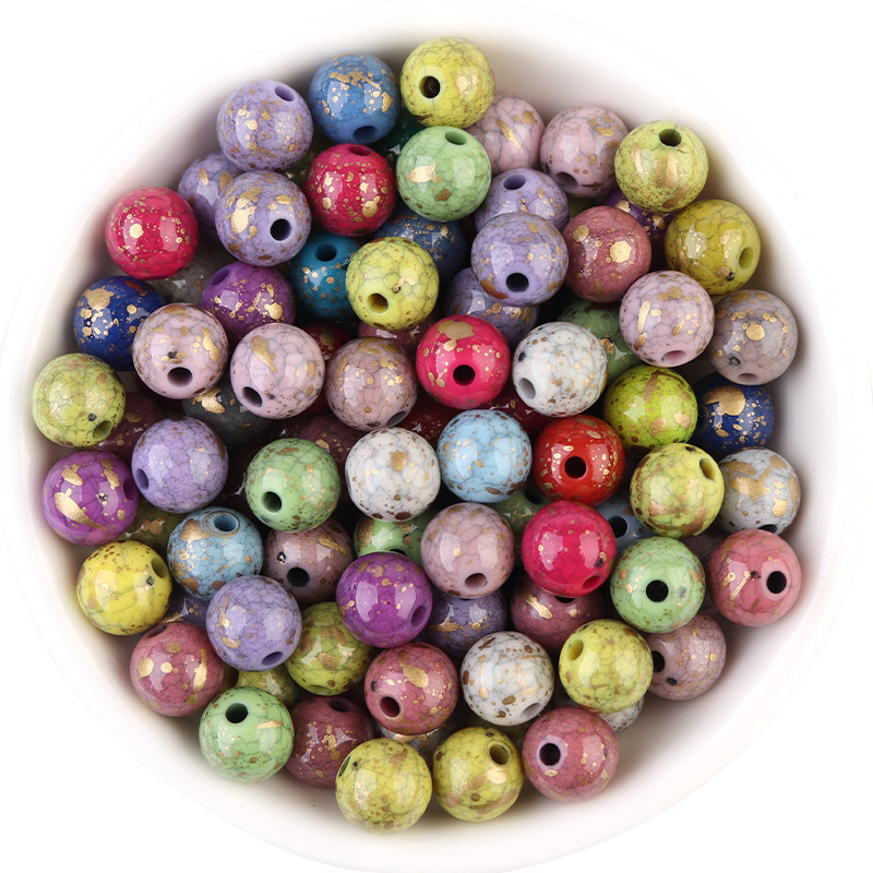 Mixed color 2, 8mm, 200 pcs/pack